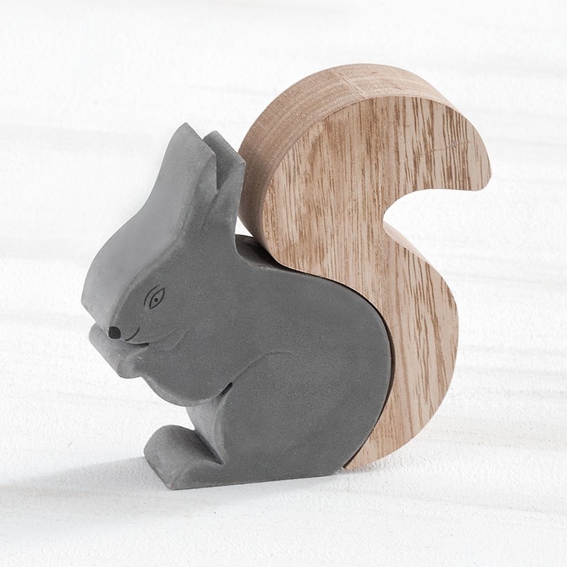 Διακοσμητικός Σκίουρος Από Ξύλο & Τσιμέντο
image